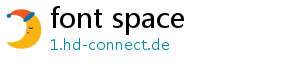 font space